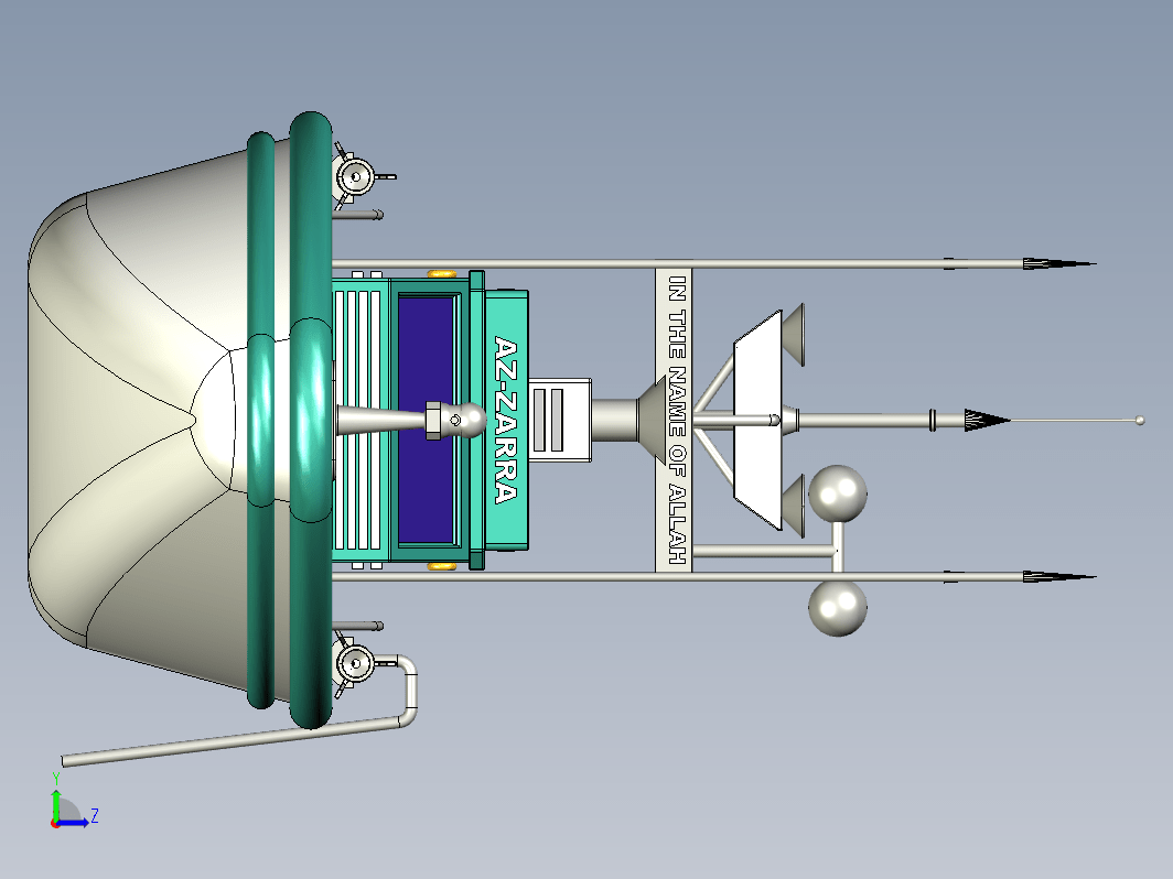 小型船舶造型 AZ-ZARRA