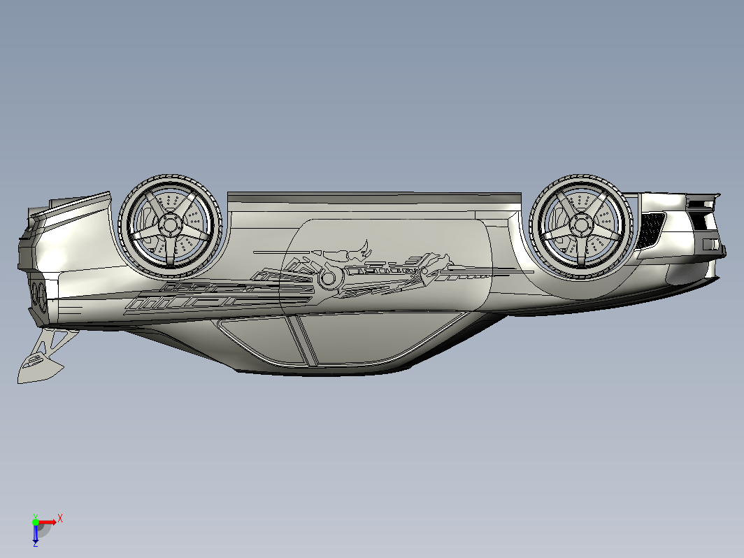 Nissan Skyline GT-R跑车外壳