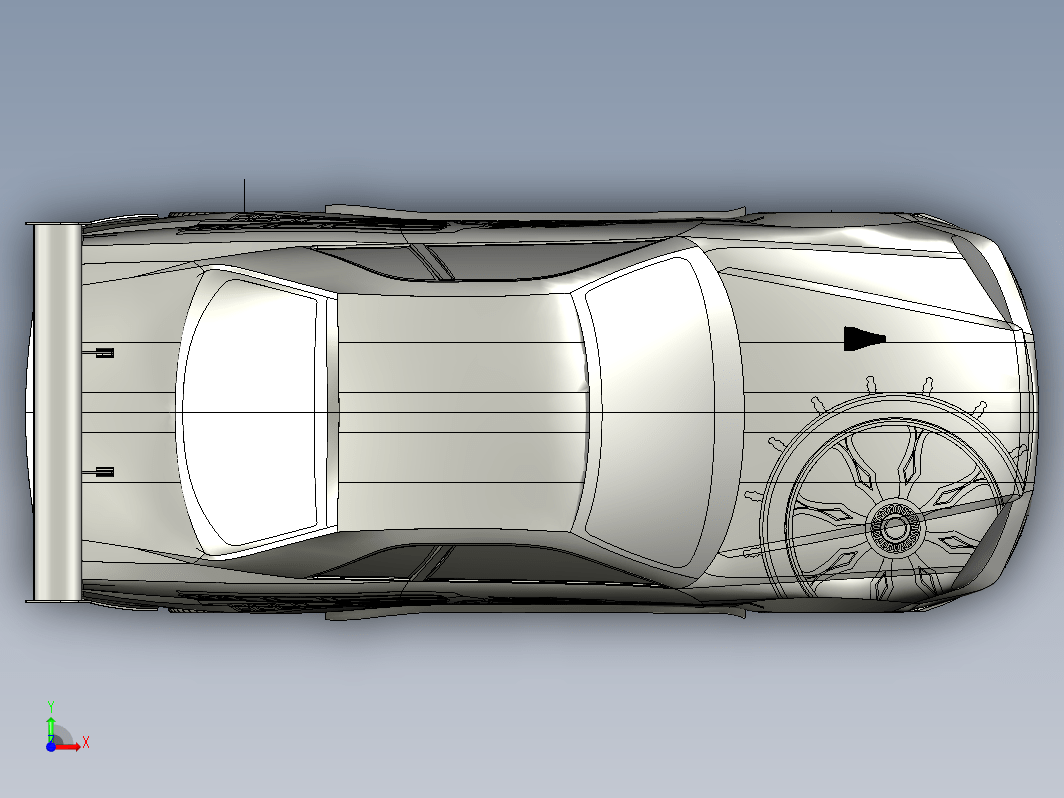 Nissan Skyline GT-R跑车外壳