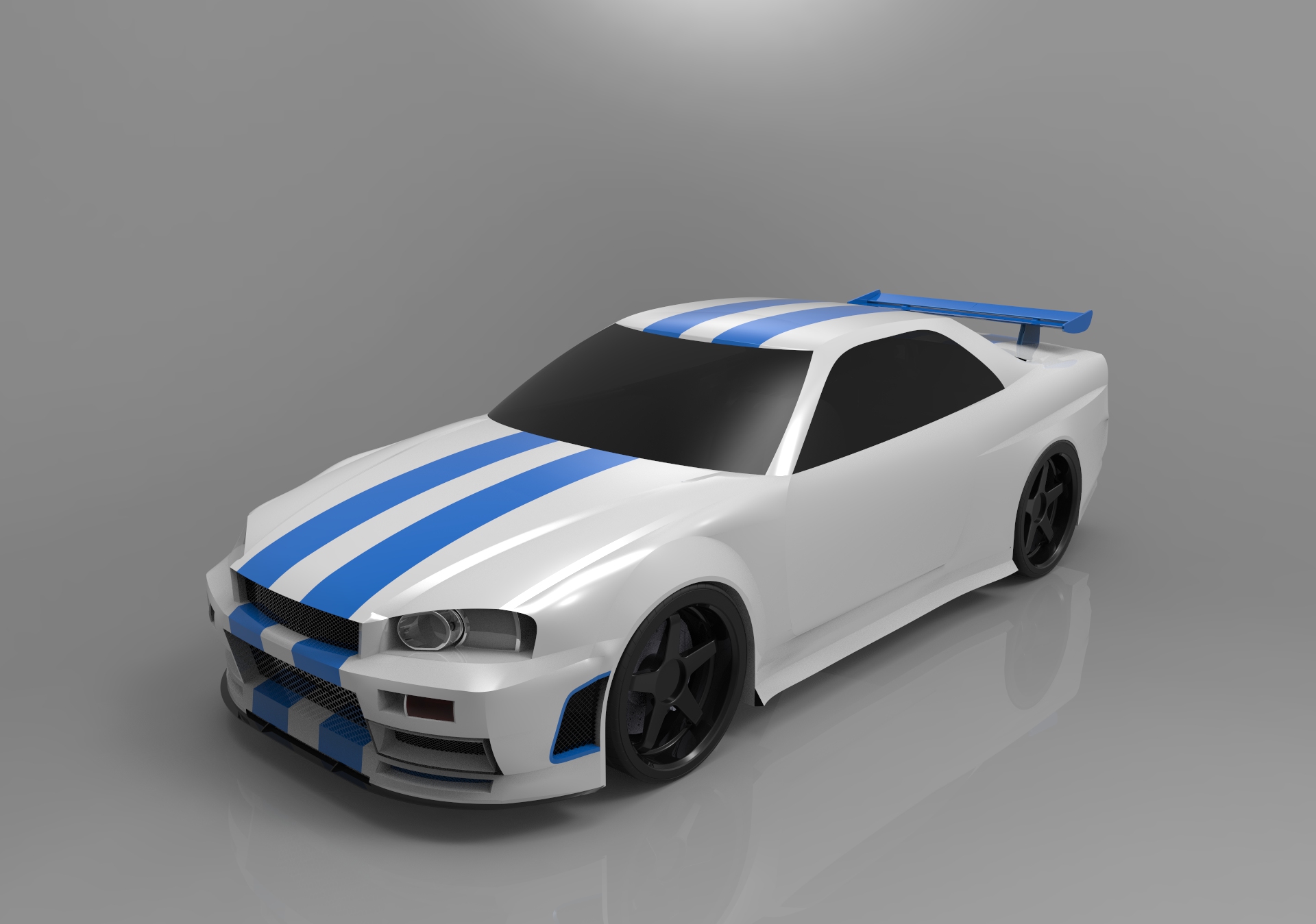 Nissan Skyline GT-R跑车外壳