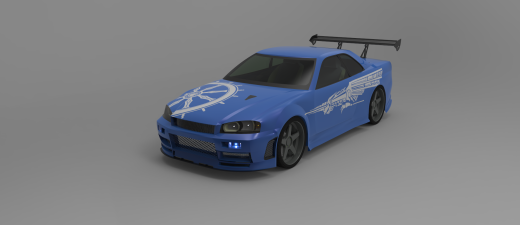Nissan Skyline GT-R跑车外壳缩略图