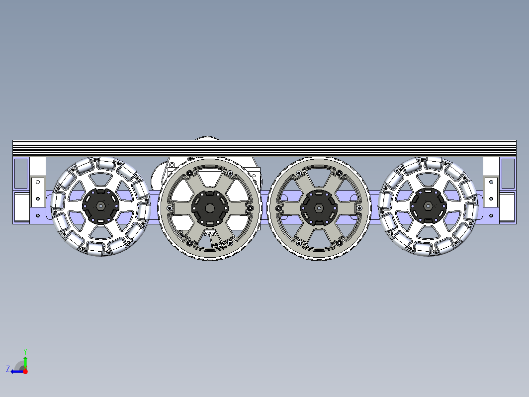 机器人车底盘 30x30 WCD 8WD