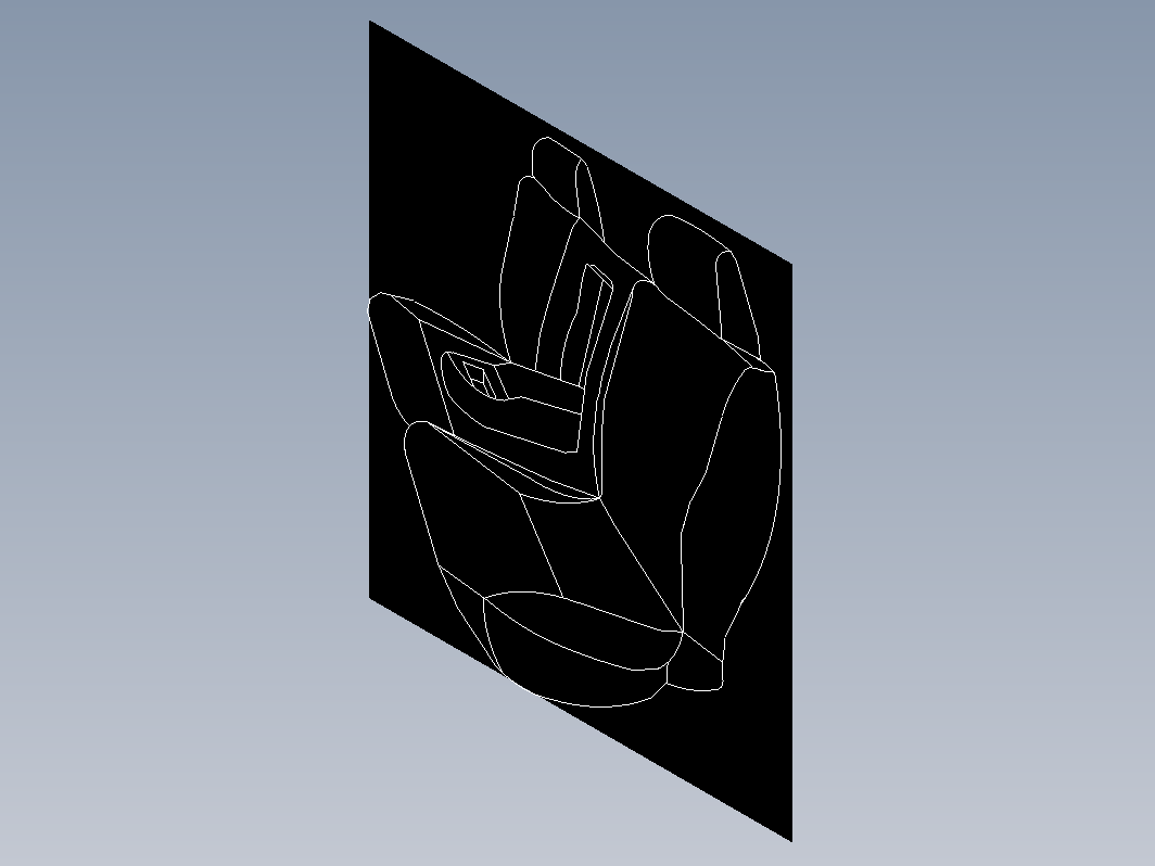 汽车座椅轴测图