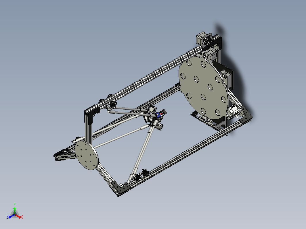 bel-amd三角架式3D打印机结构