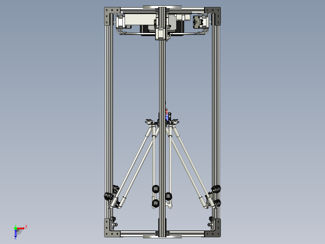 bel-amd三角架式3D打印机结构