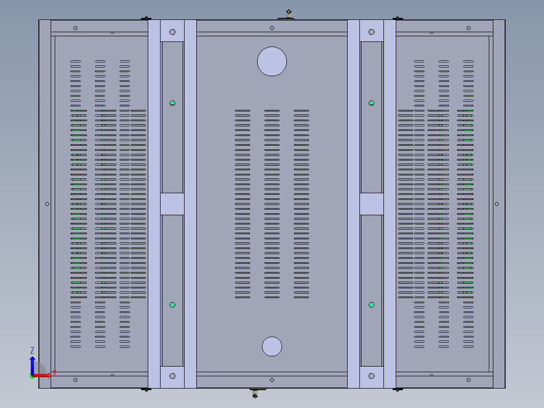 方管不锈钢干变外壳三维SW2021带参