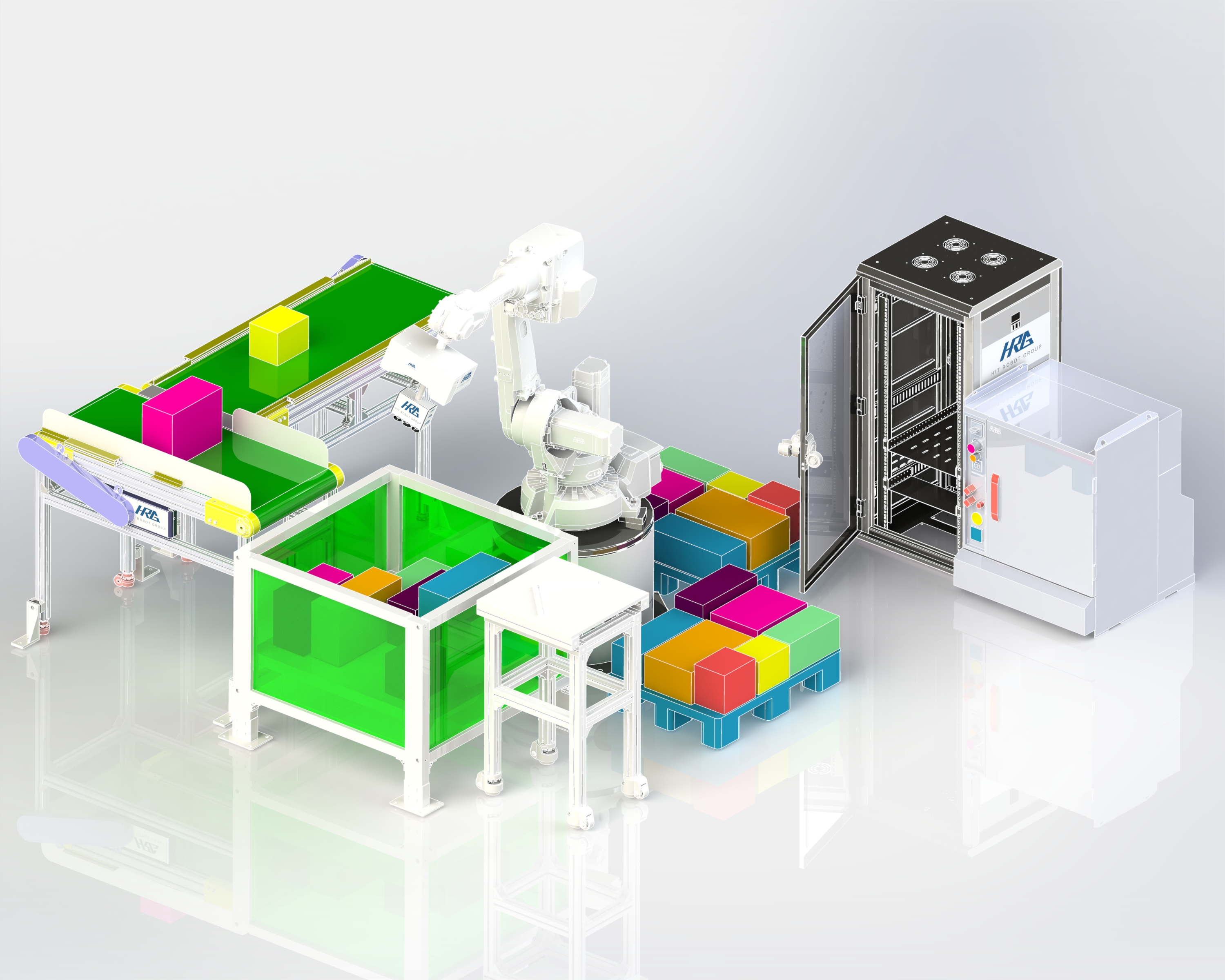 3D视觉码垛机器人系统