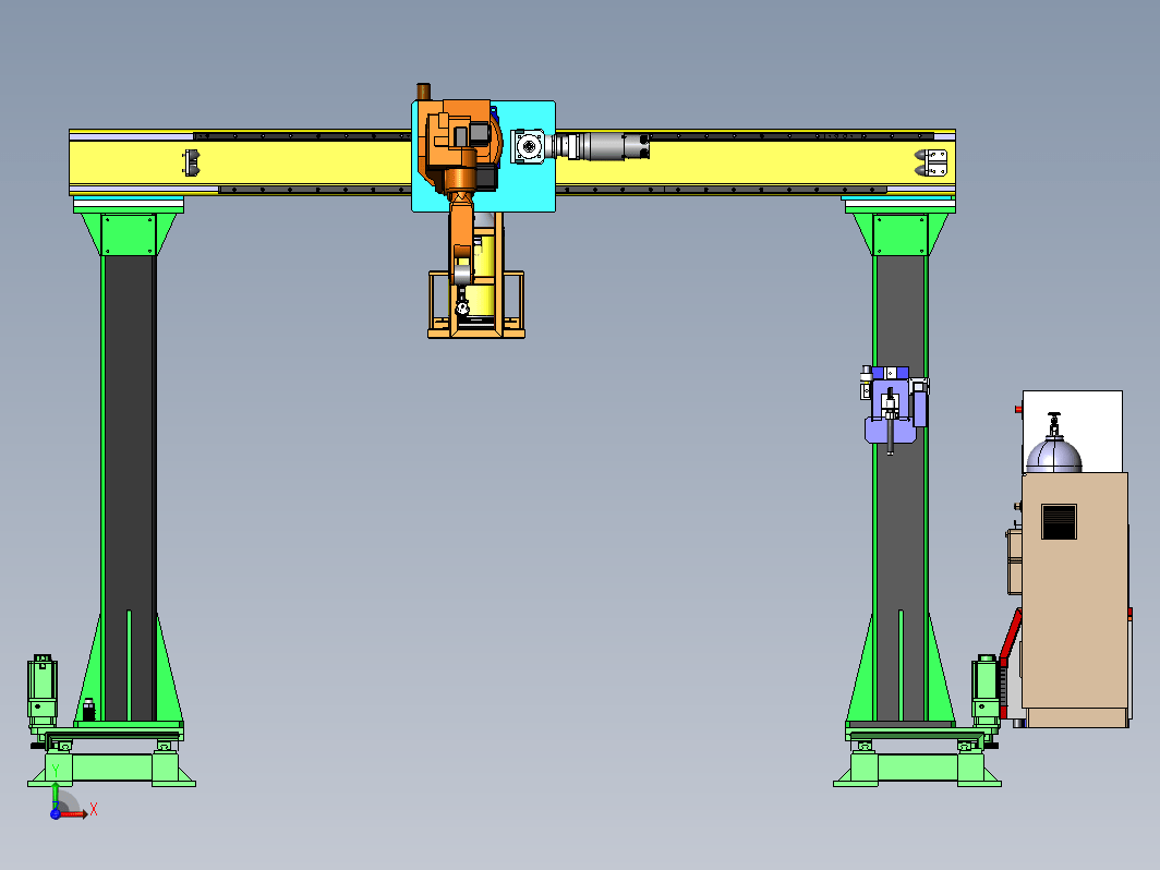 龙门架式焊接机器人岗位