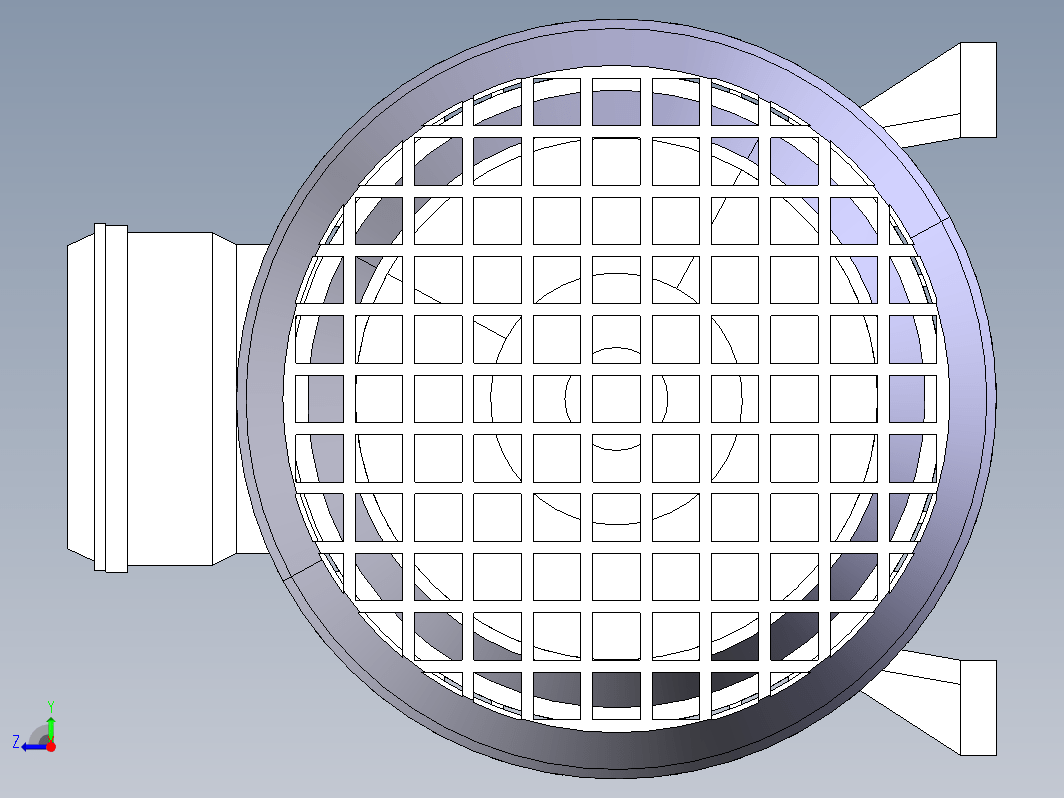 交流电动机爆炸图 AC Electric Motor