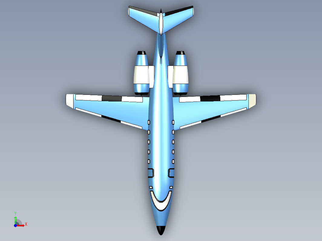 双发涡扇中型公务机 Learjet 55