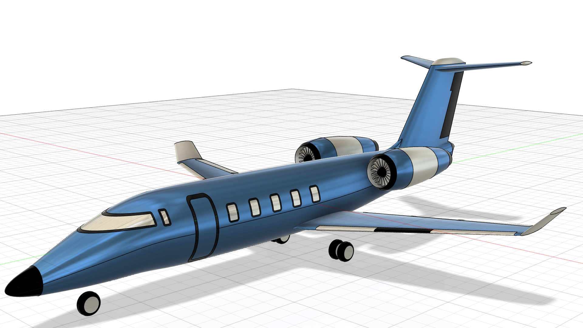 双发涡扇中型公务机 Learjet 55