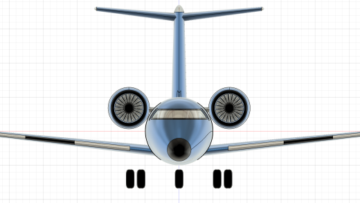 双发涡扇中型公务机 Learjet 55缩略图