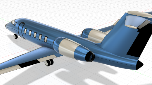 双发涡扇中型公务机 Learjet 55缩略图