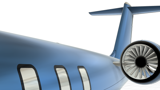 双发涡扇中型公务机 Learjet 55缩略图