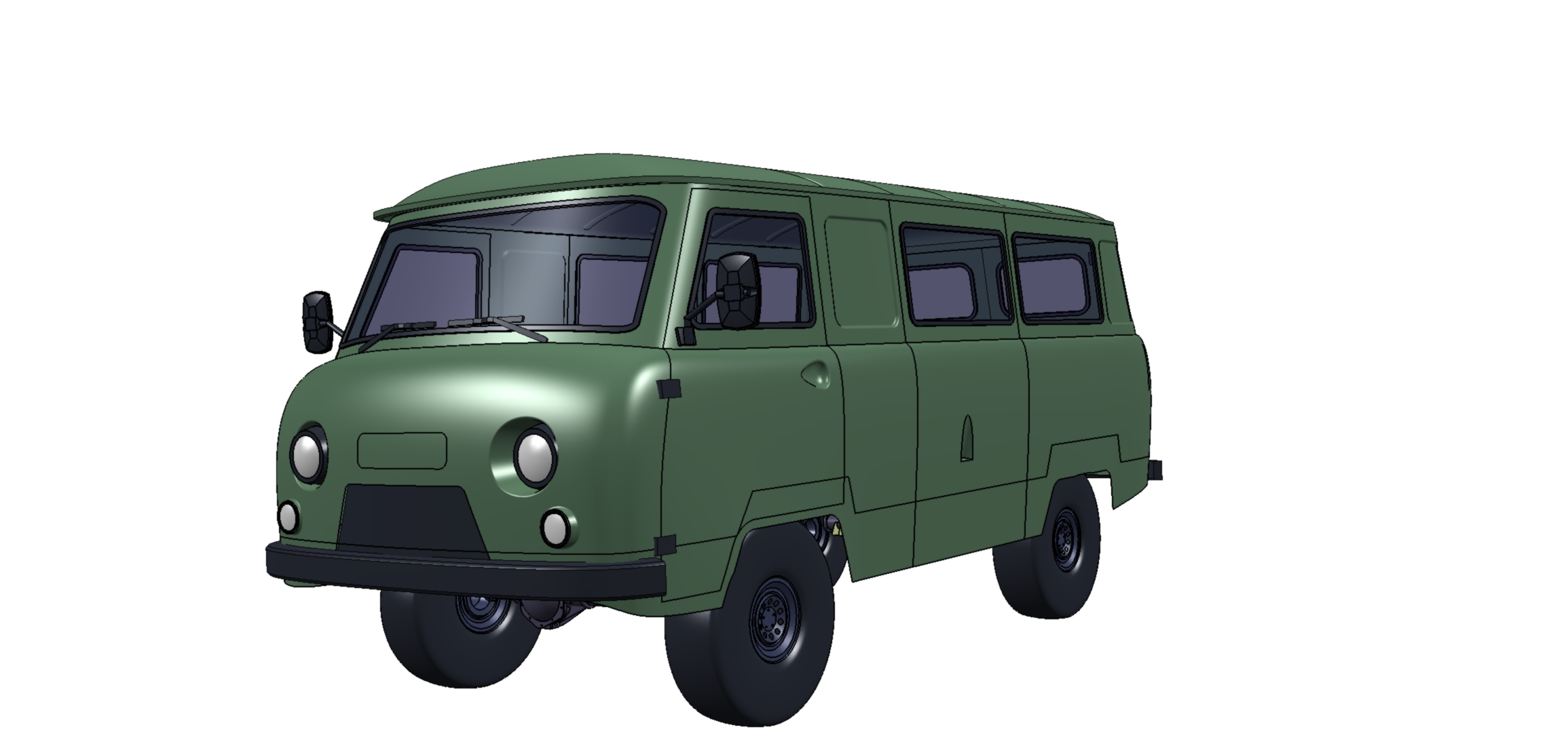 UAZ 452(2206) Buhanka苏联面包车