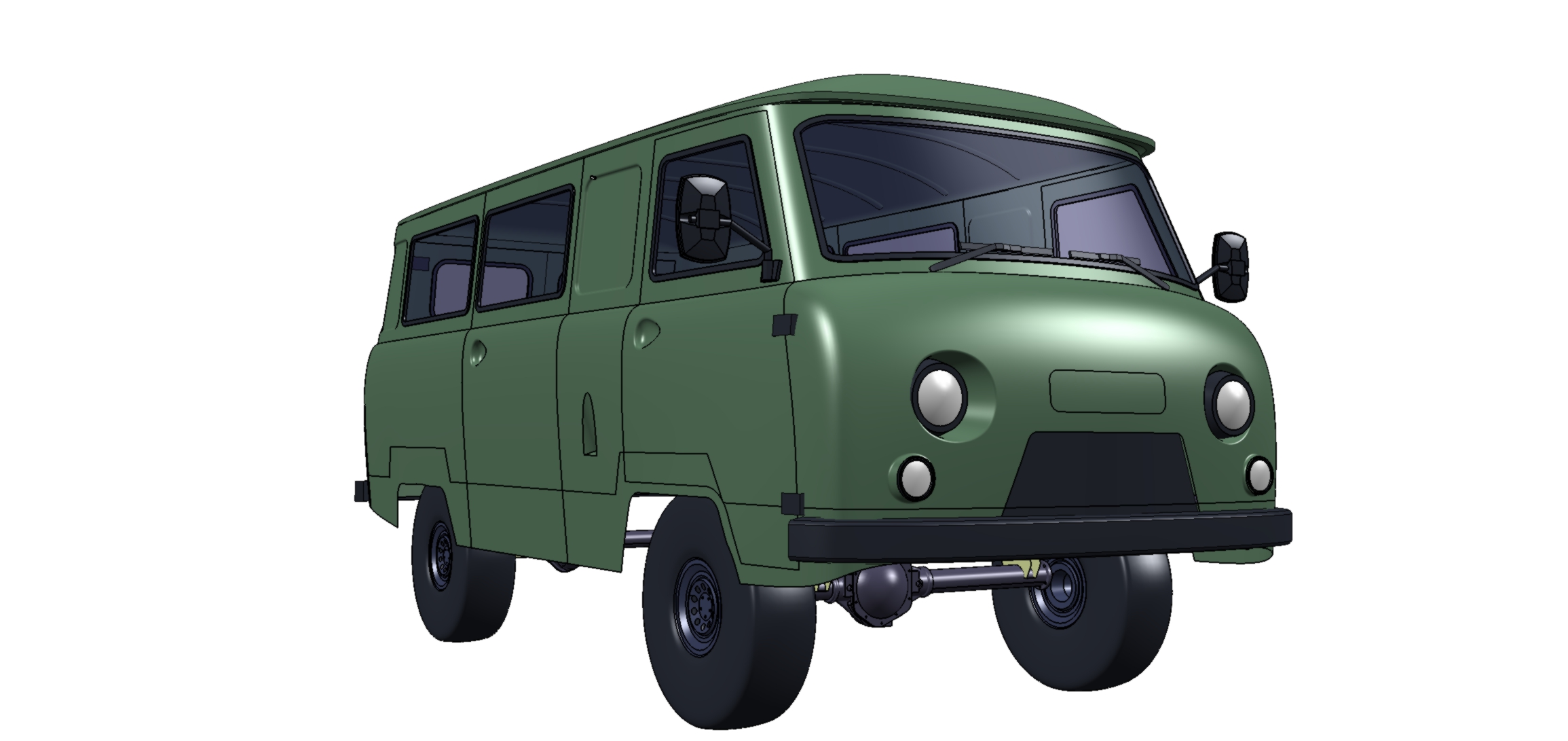 UAZ 452(2206) Buhanka苏联面包车