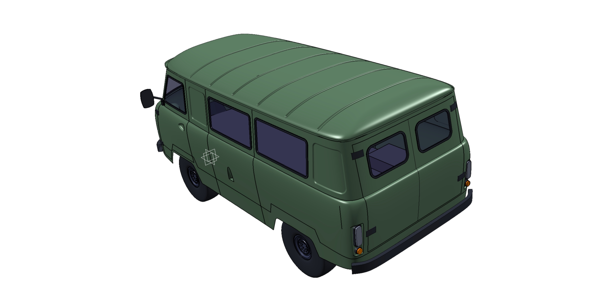 UAZ 452(2206) Buhanka苏联面包车