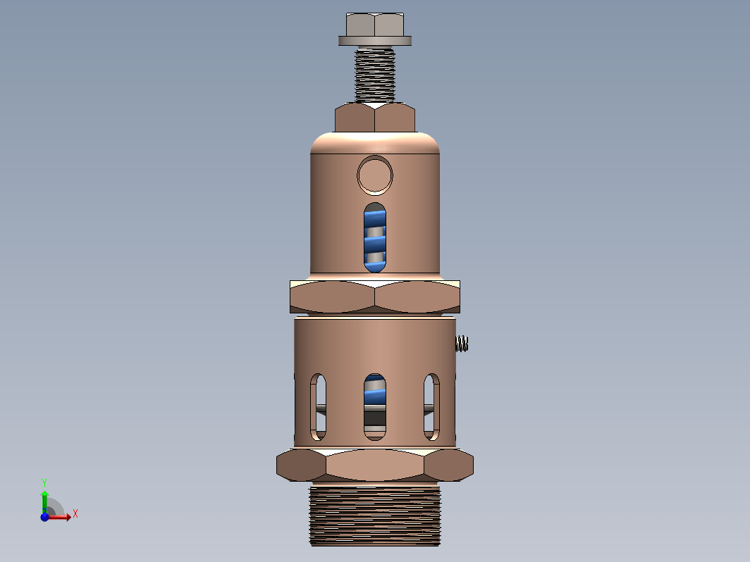 solidworks安全阀设计