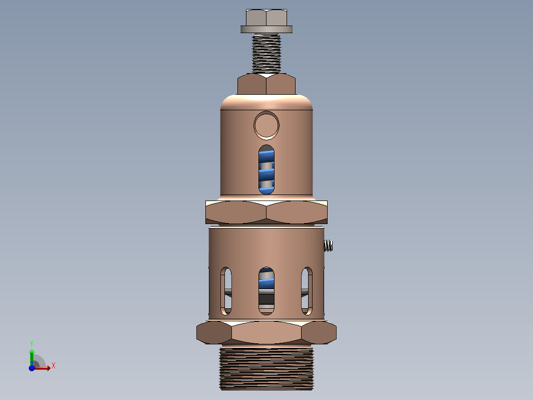 solidworks安全阀设计