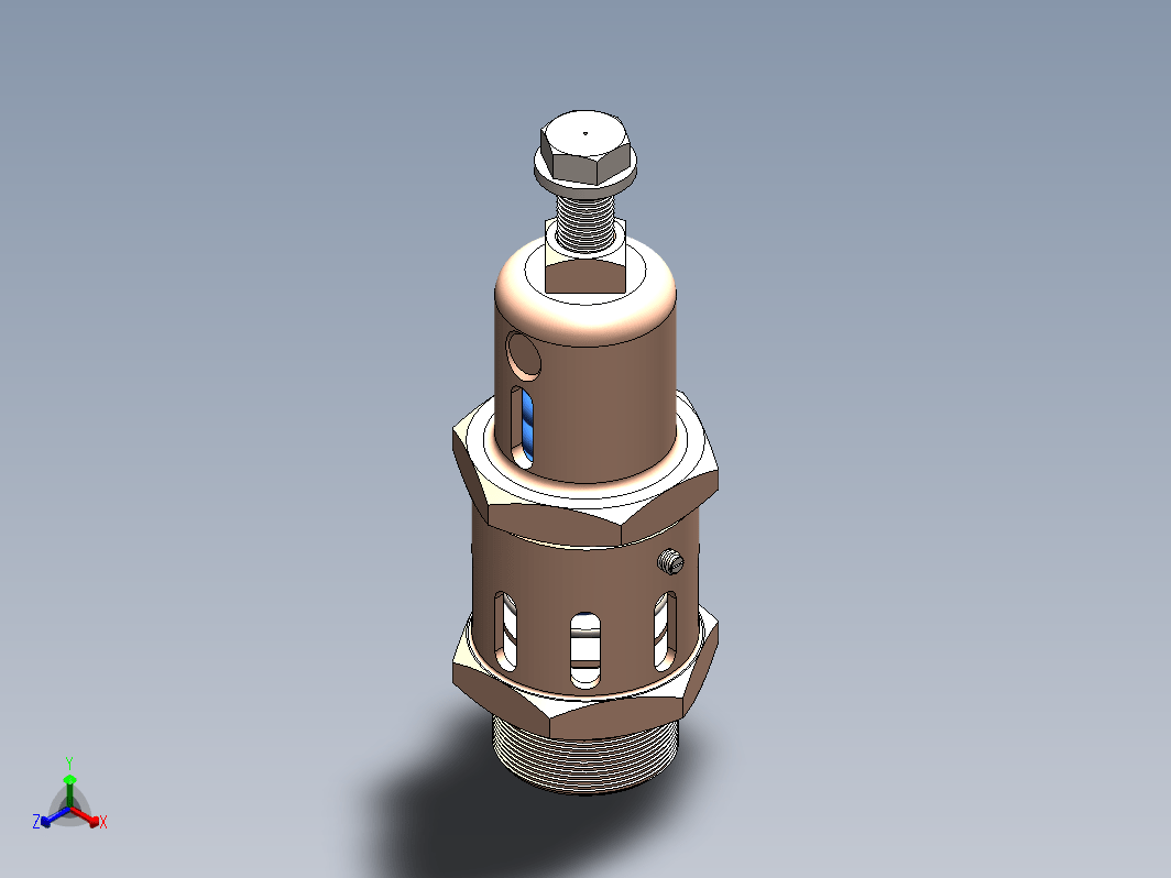 solidworks安全阀设计