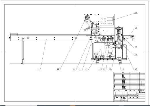 果蔬自动包装机的设计（CAD图纸）+CAD+说明书缩略图