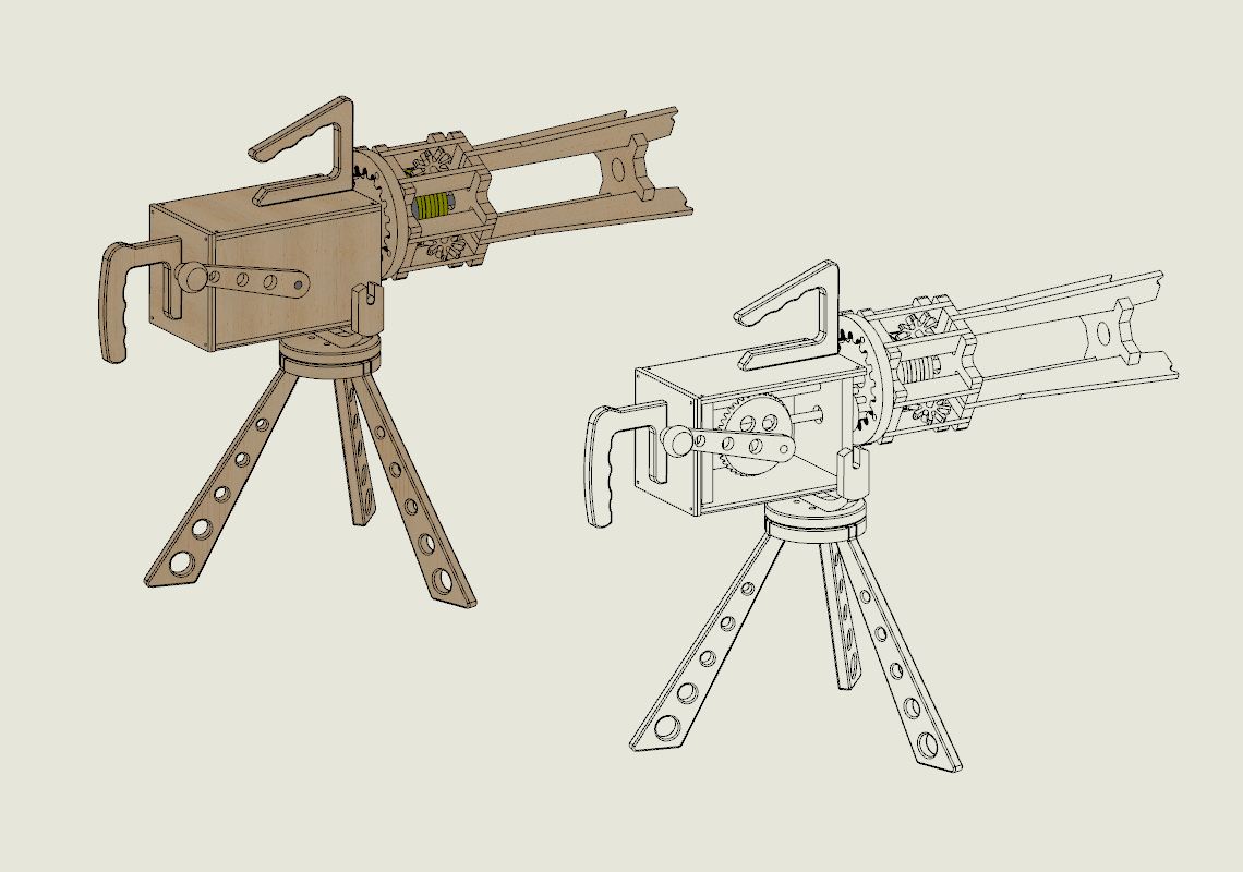 Gatling rubber加特林玩具