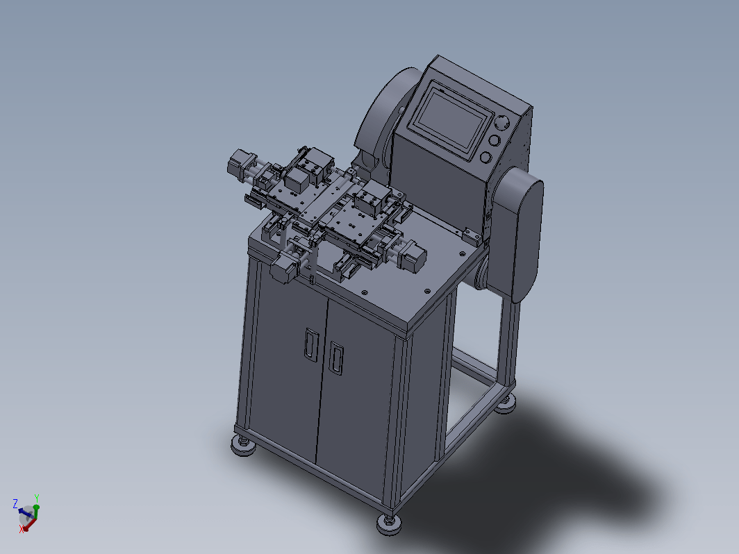 数控磨床3D