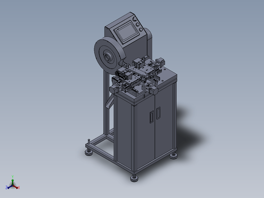 数控磨床3D