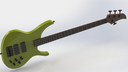 低音吉他简易模型 ACTIVE BASS GUITAR缩略图