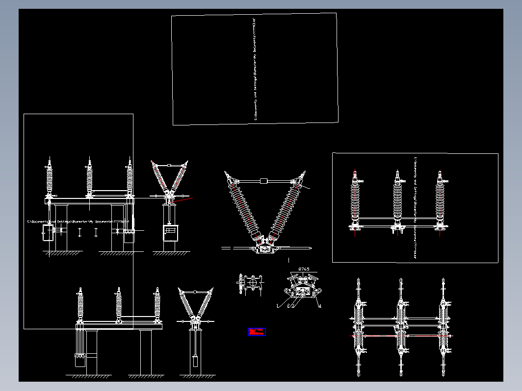 GW5-35隔离开关安装图