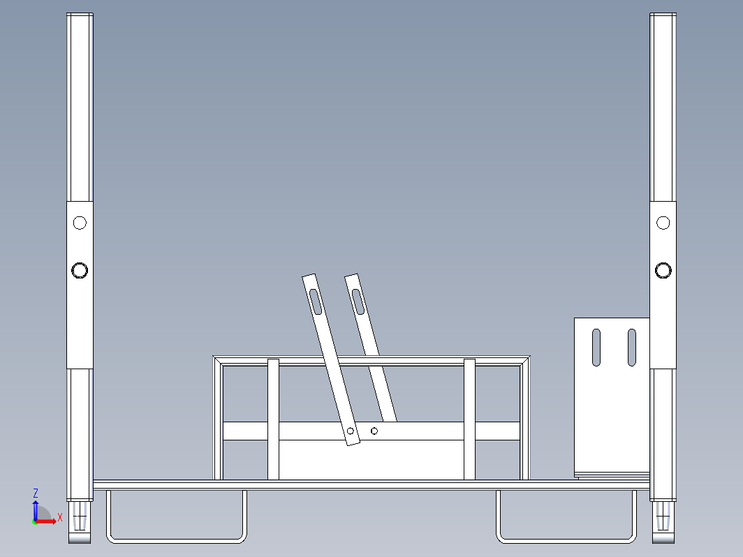 引擎钢铺层支架