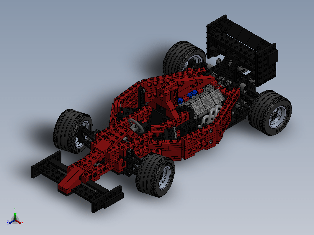 乐高 LEGO 8440 一级方程赛车图纸 Formula Indy Racer