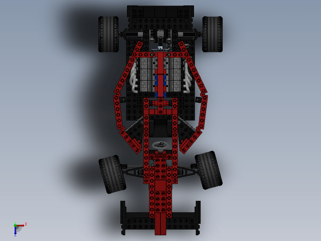 乐高 LEGO 8440 一级方程赛车图纸 Formula Indy Racer