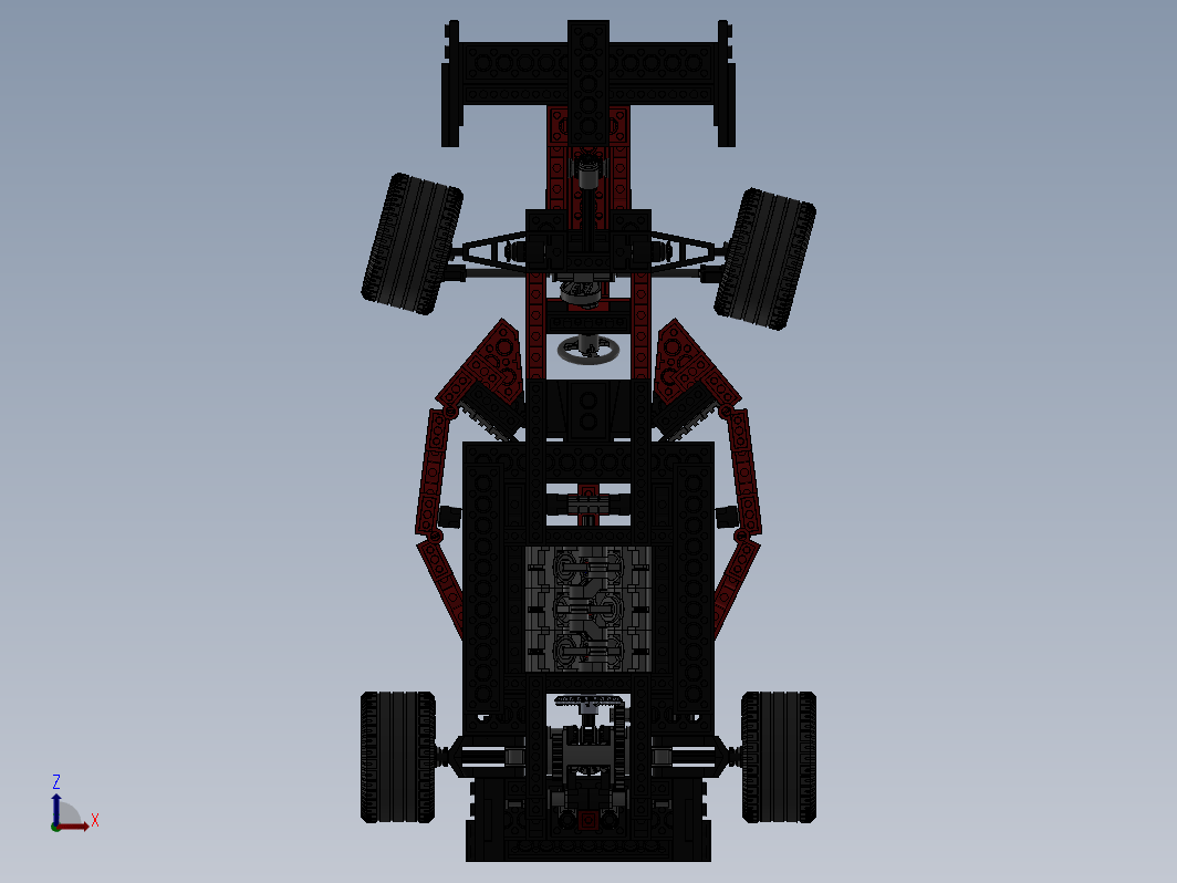 乐高 LEGO 8440 一级方程赛车图纸 Formula Indy Racer