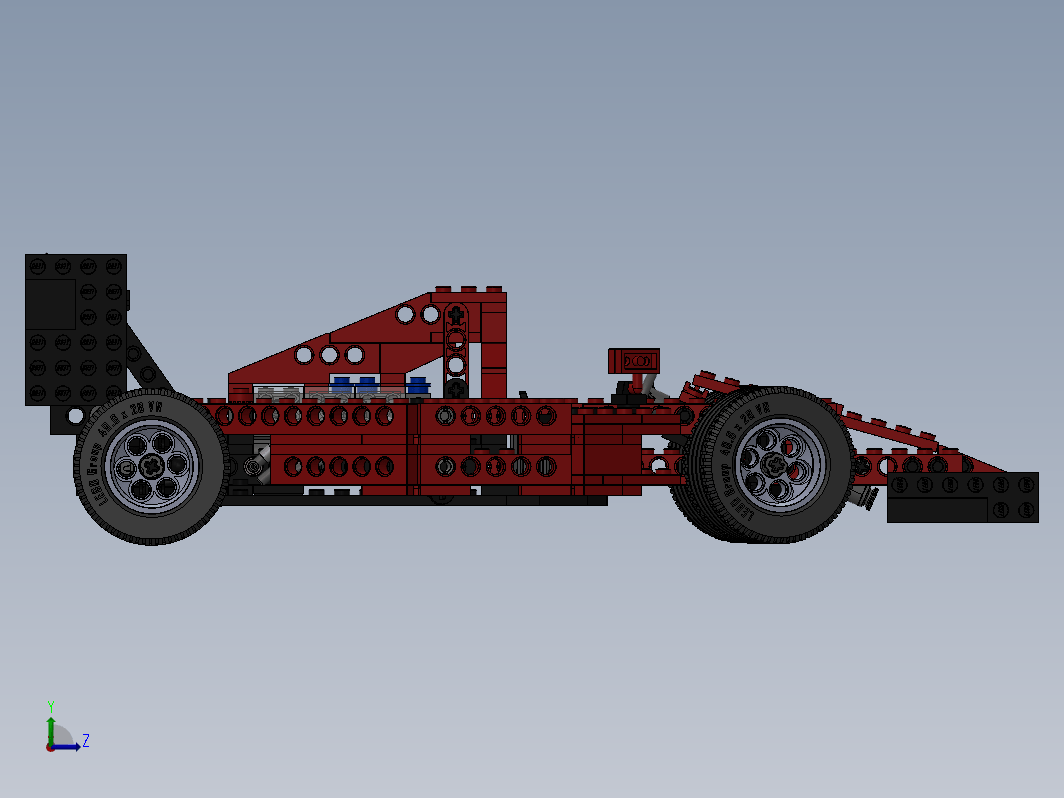 乐高 LEGO 8440 一级方程赛车图纸 Formula Indy Racer