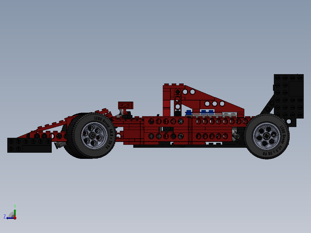 乐高 LEGO 8440 一级方程赛车图纸 Formula Indy Racer