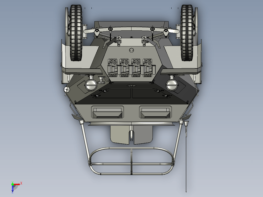 简易SD.KFZ.251装甲车模型