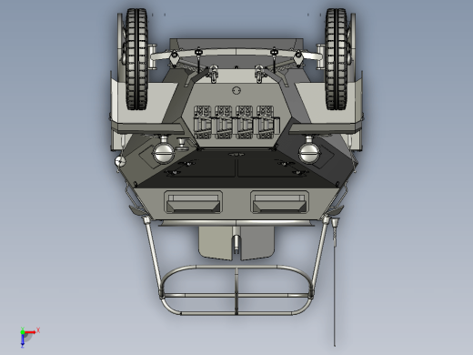 简易SD.KFZ.251装甲车模型缩略图