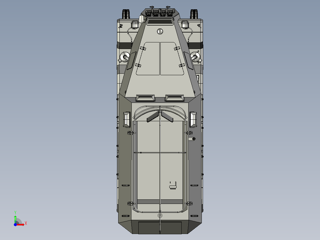 简易SD.KFZ.251装甲车模型