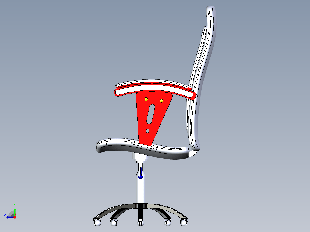 Official Chair普通办公椅子