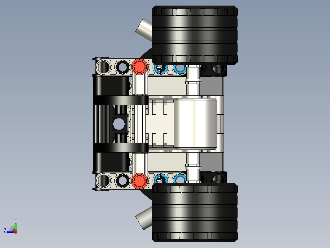 Lego Technic方程式小车拼装模型