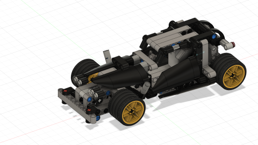 Lego Technic方程式小车拼装模型缩略图