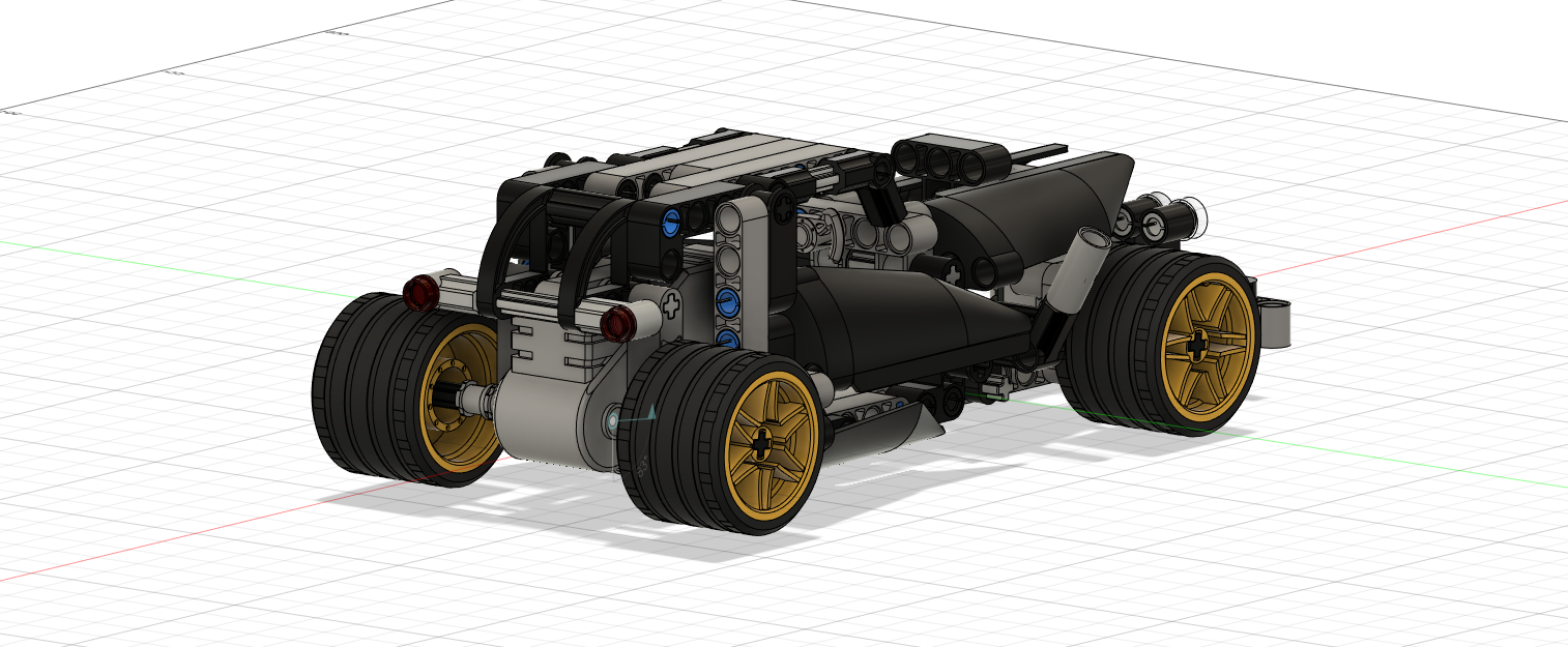 Lego Technic方程式小车拼装模型