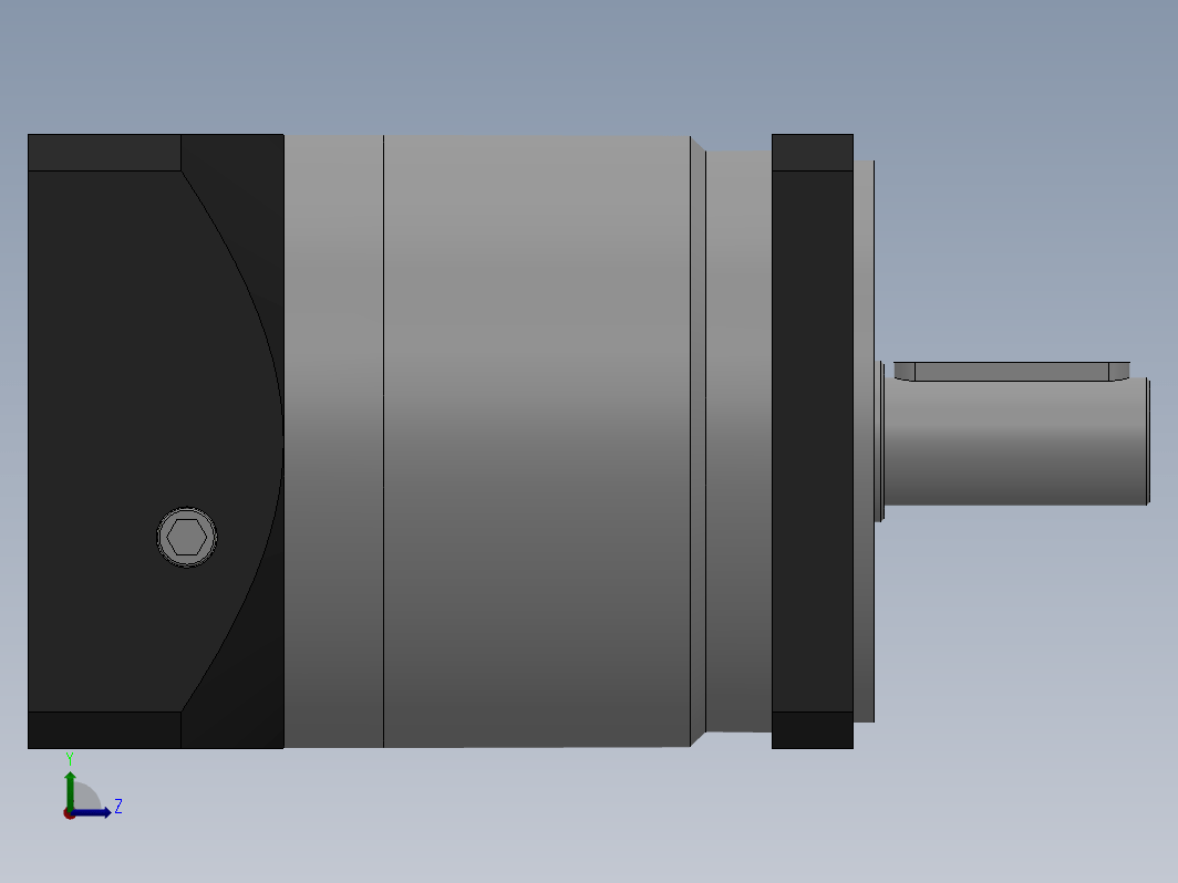 PLF120转90(孔输出)[PLF120-4-S2-P2-25]精密行星减速机