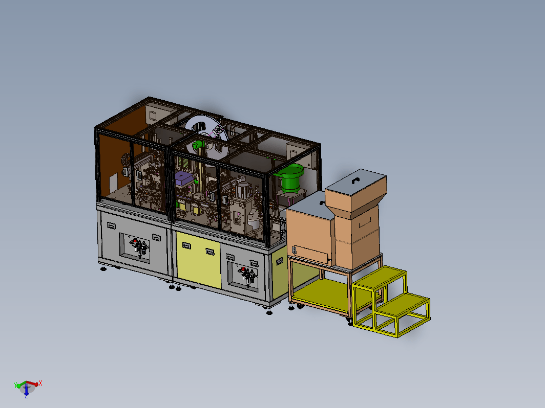微电机自动组装机机壳组件机