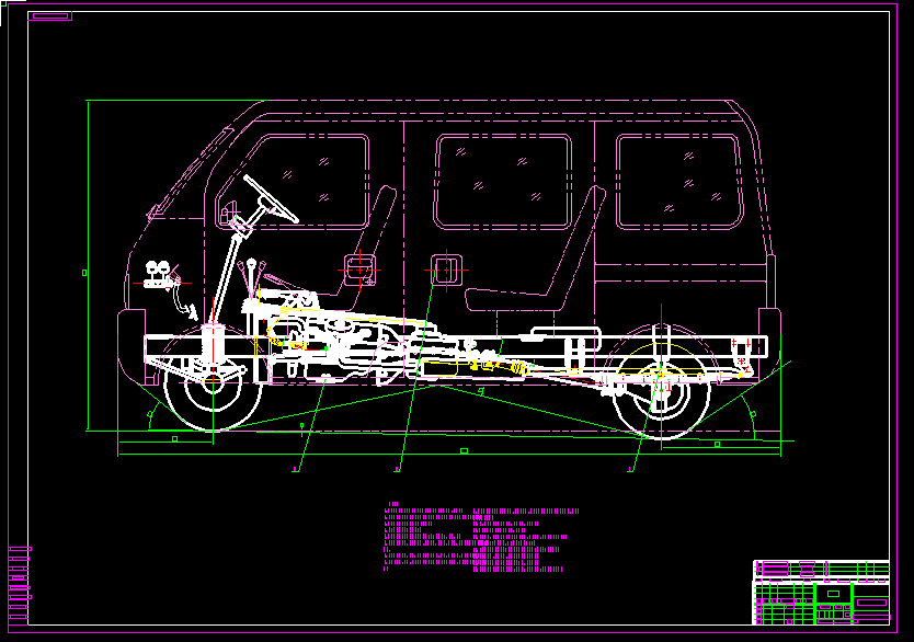 GD6371轻型客车设计-总体设计+说明书