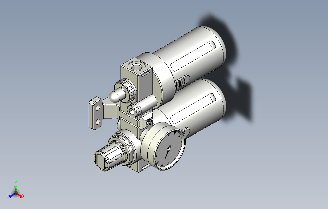 气源处理元件三点式组合3D-BFC-200-A系列