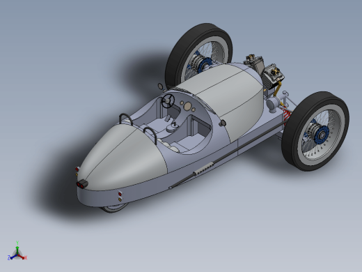 MORGAN 3 WHEELER复古造型汽车
