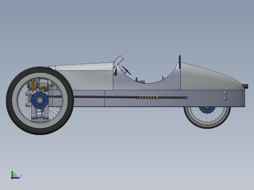 MORGAN 3 WHEELER复古造型汽车缩略图