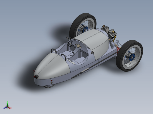 MORGAN 3 WHEELER复古造型汽车缩略图